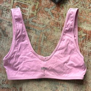 Charm set active bra top